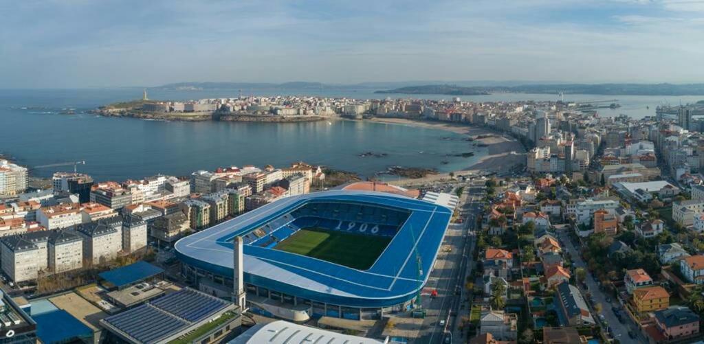아 코루냐 Apartamento Costa Riazor Coruna 아파트 외부 사진
