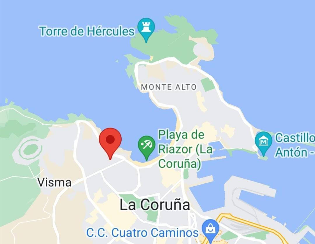 아 코루냐 Apartamento Costa Riazor Coruna 아파트 외부 사진